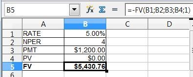 Johanna wants to start saving for a vacation and plans to put four annual deposits-example-1