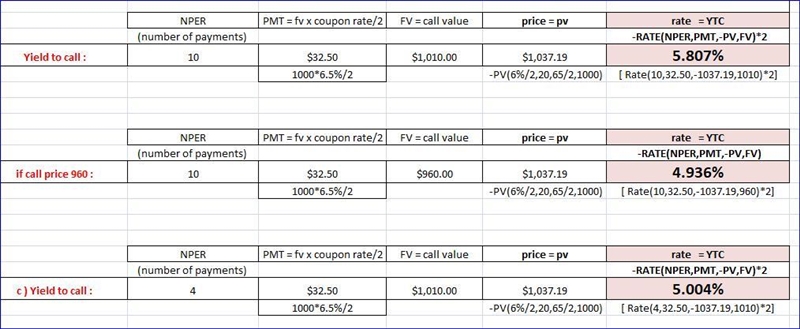 A 10-year maturity, 6.5% coupon bond paying coupons semiannually is callable in five-example-1