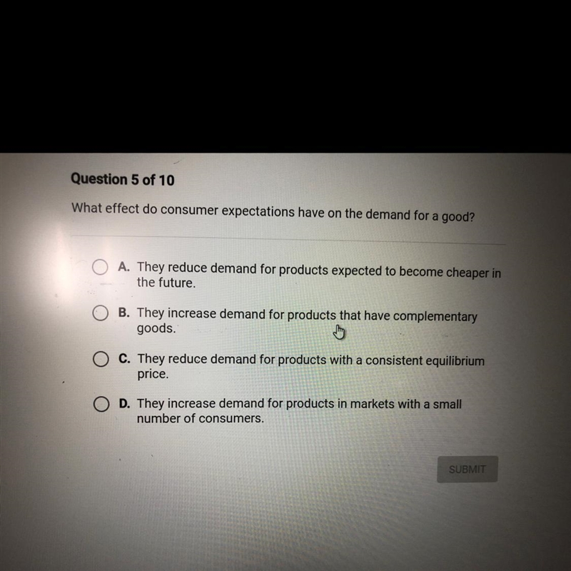 What effect do consumer expectations have on the demand for a good￼?-example-1