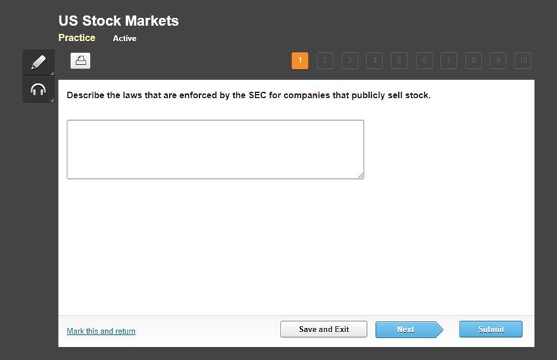 Describe the laws that are enforced by the SEC for companies that publicly sell stock-example-1