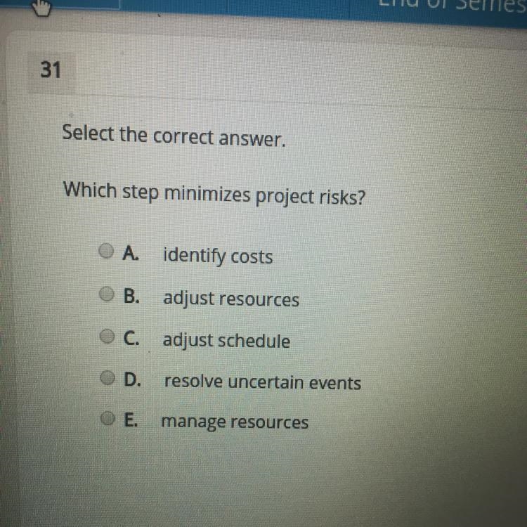 Which step minimizes project risks?-example-1