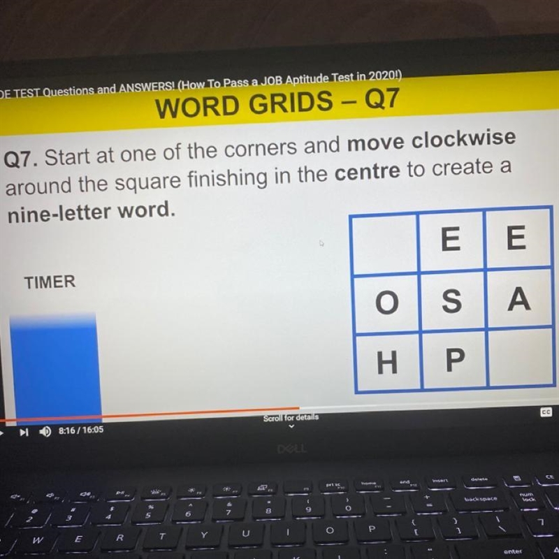 Q7. Start at one of the corners and move clockwise around the square finishing in-example-1