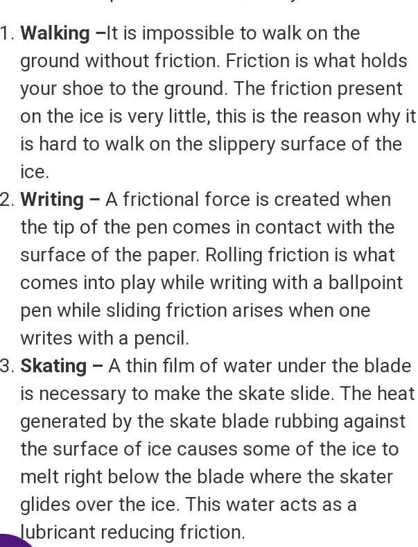 Examples of frictional force ​-example-1