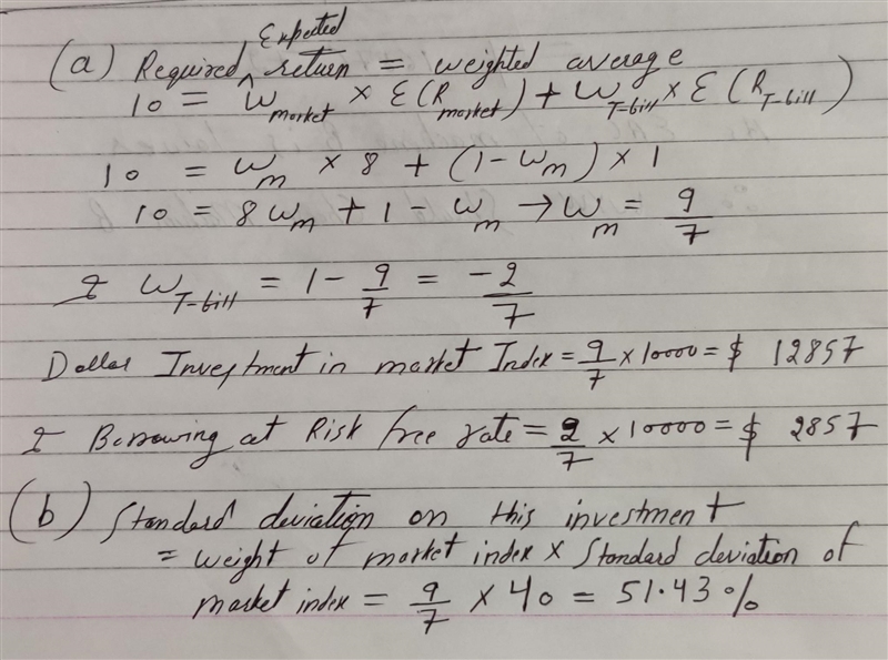 A broad market index has an expected rate of return of 8% and a standard deviation-example-1