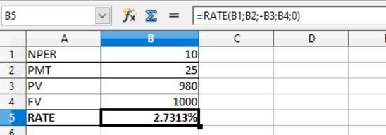 What is the yield to maturity of a bond that as a face value of $1,000, is currently-example-1