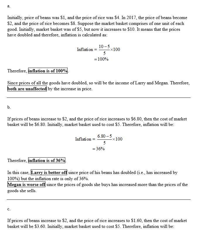 Consider the effects of inflation in an economy composed of only two people: Larry-example-1