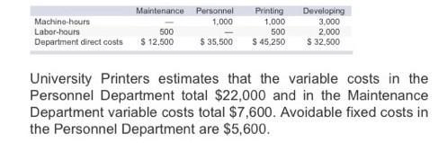 If university printers outsources the personnel department functions, what is the-example-1