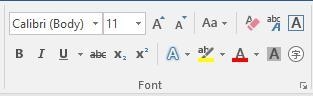 How to use font style tool in word document ​-example-1