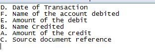 The six steps for recording a business transaction in the general journal are shown-example-2