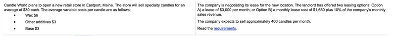 At what level of sales​ (in units) would the company be indifferent between the two-example-1