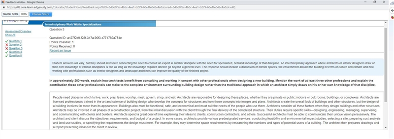 In approximately 200 words, explain how architects benefit from consulting and working-example-1