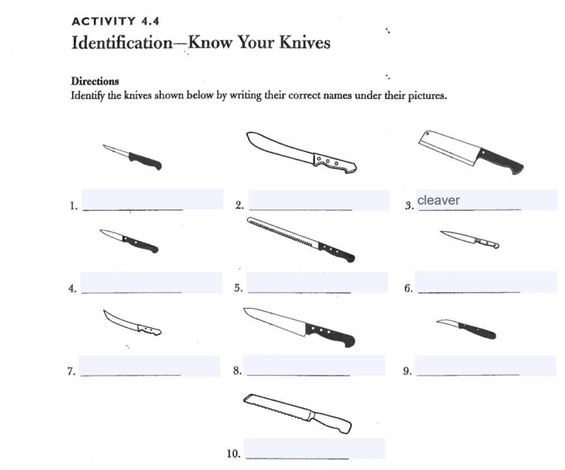 Please help, this is culinary class-example-1