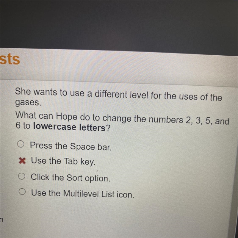 What can hope do to change the numbers 2, 3, 5 and 6 to lowercase letters?-example-1