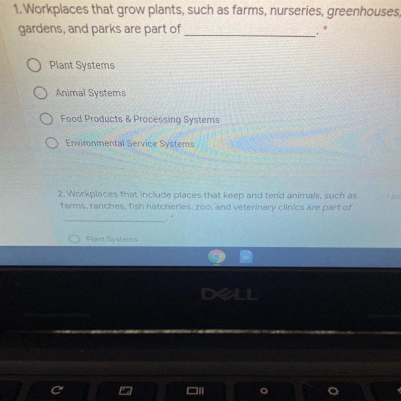 1. Workplaces that grow plants, such as farms, nurseries, greenhouses, gardens, and-example-1