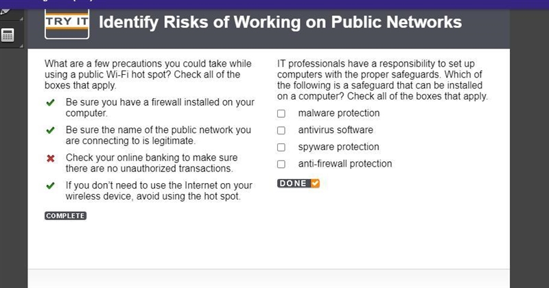 IT professionals have a responsibility to set up computers with the proper safeguards-example-1