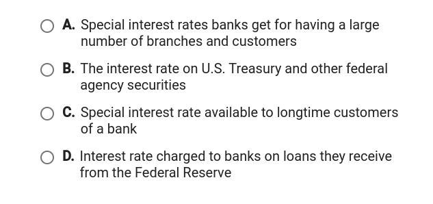 What is a Discount Rate? (read multiple choice answers below)-example-1