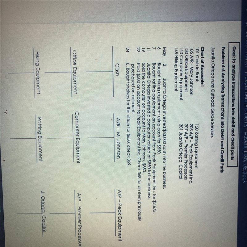 Chart of Accounts This is worth 90 points-example-1