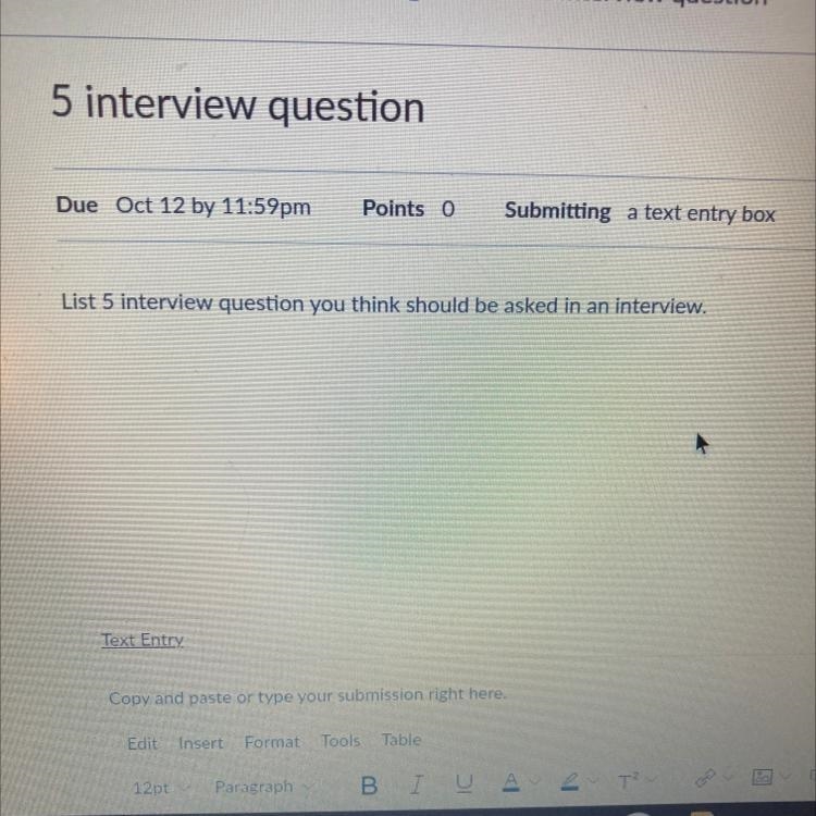 5 interview questions Please help, Thank you!-example-1