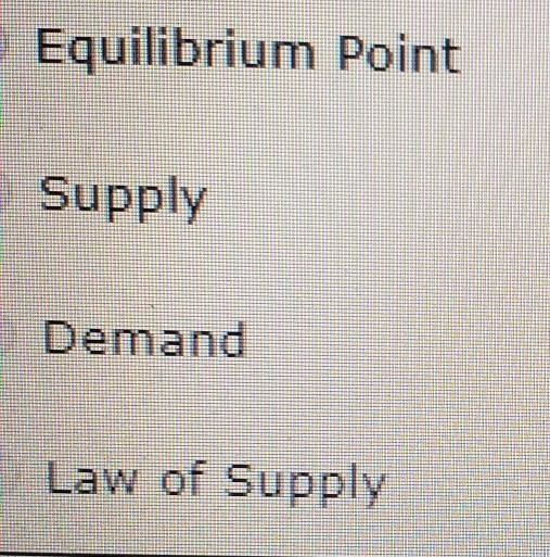 5. The idea that an increase in the peice of a product will increase the quantity-example-1