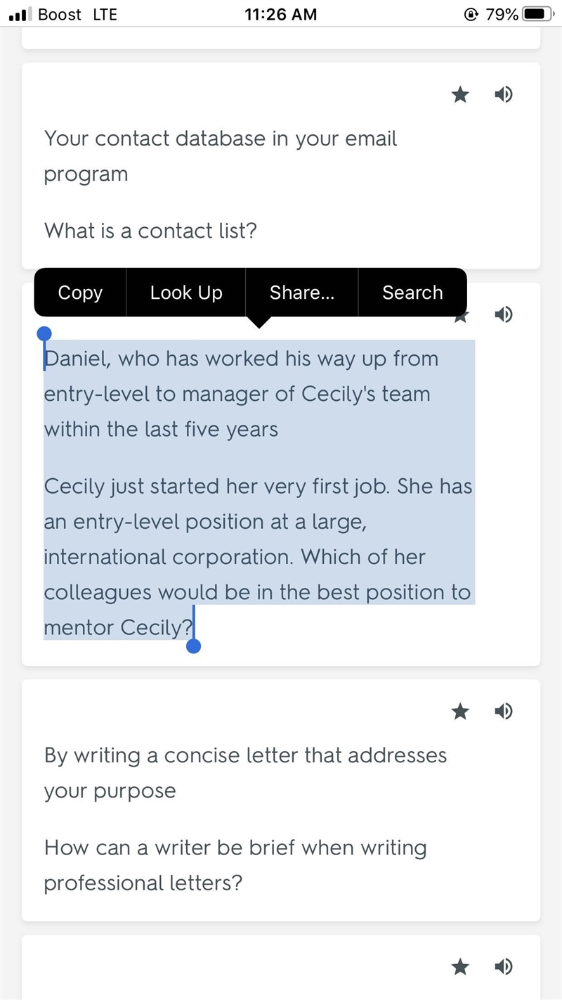 Cecily just started her very first job. She has an entry-level position at a large-example-1