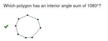 Which polygon has an interior angle sum of 1080°? ​-example-1