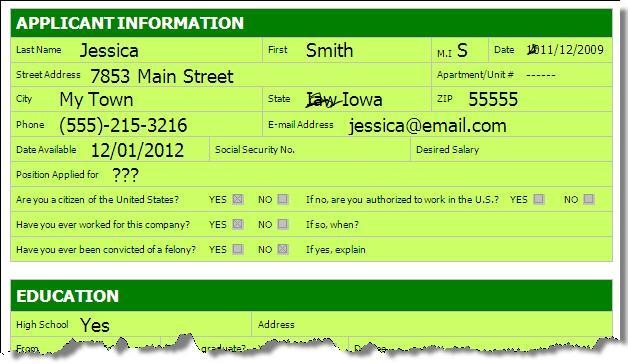 review the portion of the application above. record any changes or corrections that-example-1