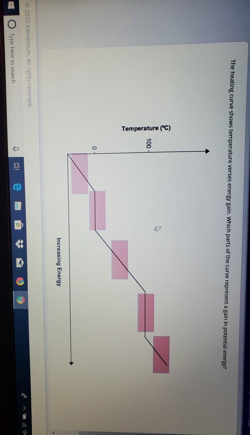 select all the correct locations on the image. The heating curve shows temperature-example-1