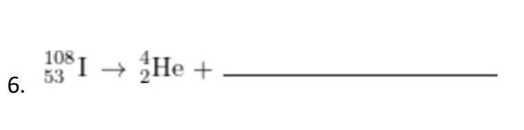 Alpha decay please help (nuclear chemisty)-example-1