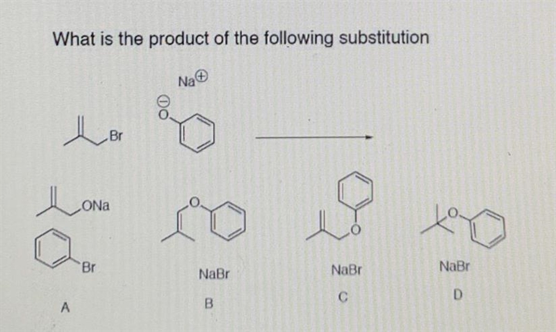 Help me please , what is the product of the following Substitution ?-example-1