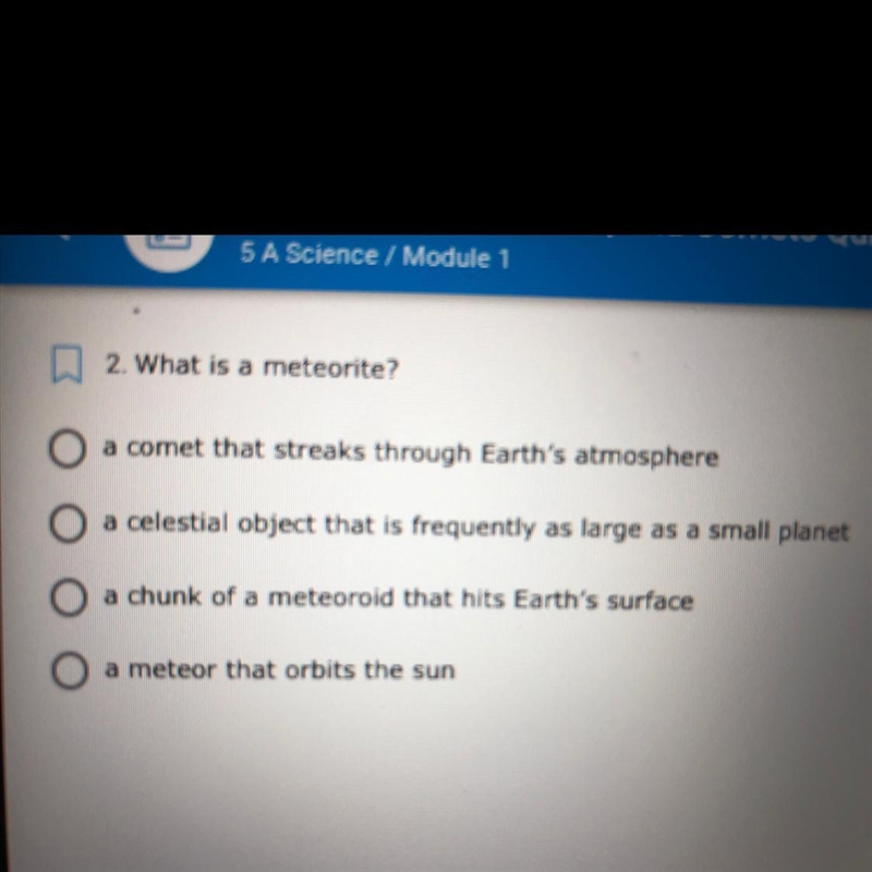 What is a meteorite?-example-1