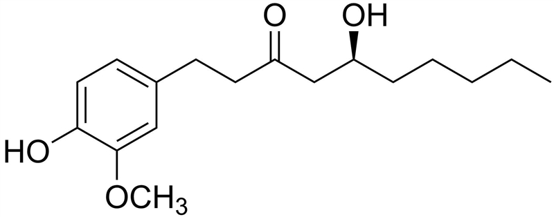 Which functional group is not found in gingerol [pictured below], the flavor component-example-1