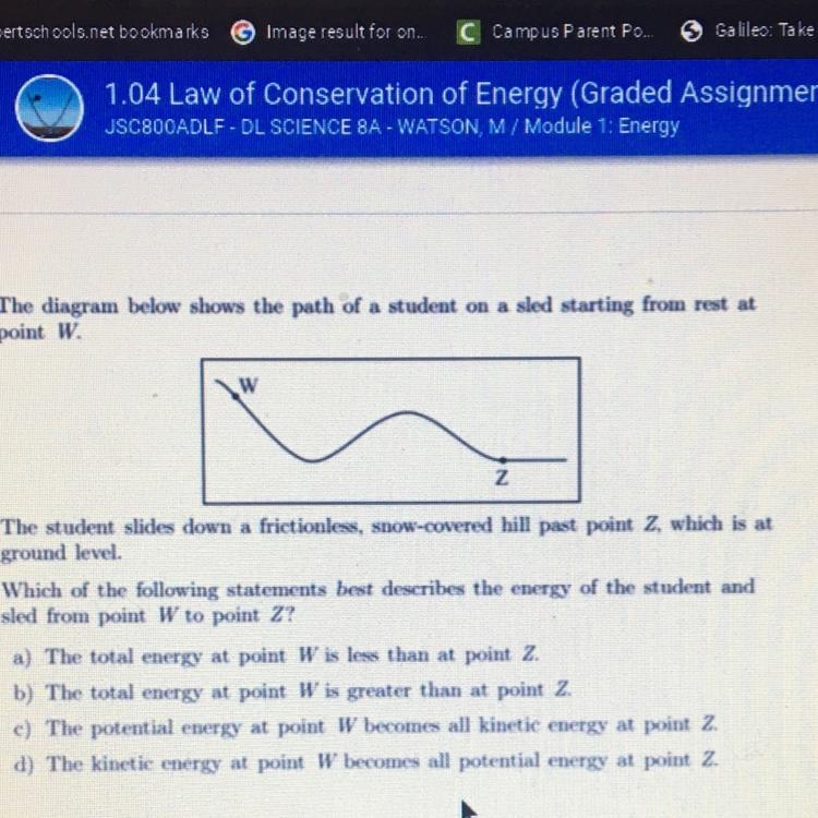 HELP FAST Plz!!!!!! The diagram below shows the path of a student on a sled starting-example-1