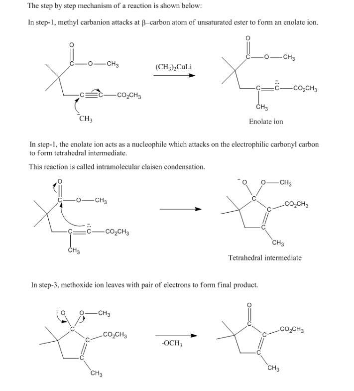 This reaction involves a conjugate addition reaction followed by an intramolecular-example-1