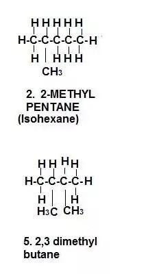 Write down structures for three isomers of hexane​-example-1