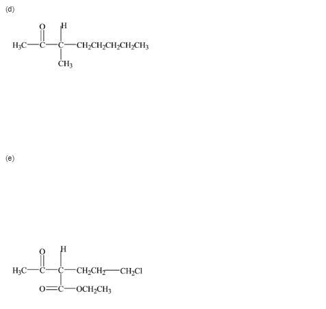 Give the structure of the product formed on reaction of ethyl acetoacetate with each-example-2