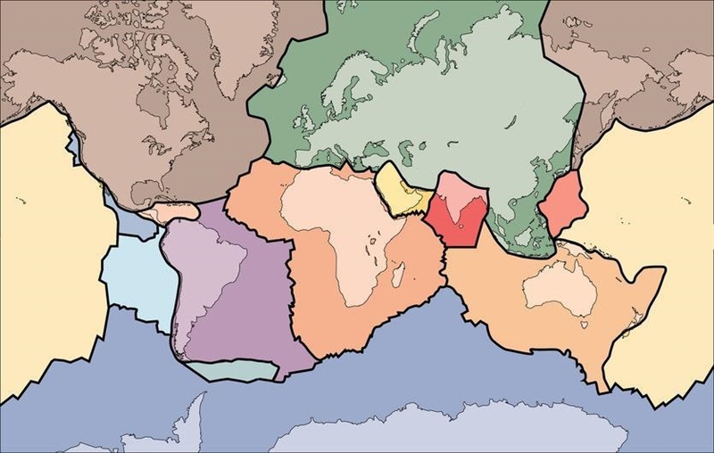 The Earth’s ____________ is broken into tectonic plates. crust mantle 2. This is the-example-4