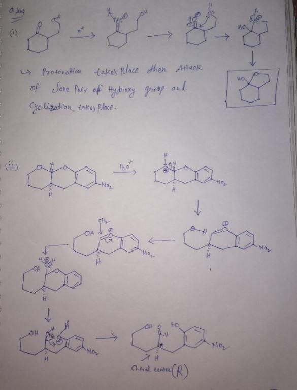 19.24 The mechanism for acetal hydrolysis has been heavily investigated. In one study-example-1