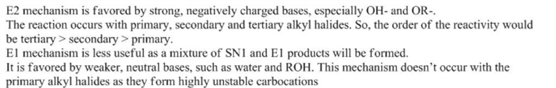 Dehydrohalogenation is the loss of hydrogen and a halogen from an alkyl halide. It-example-3