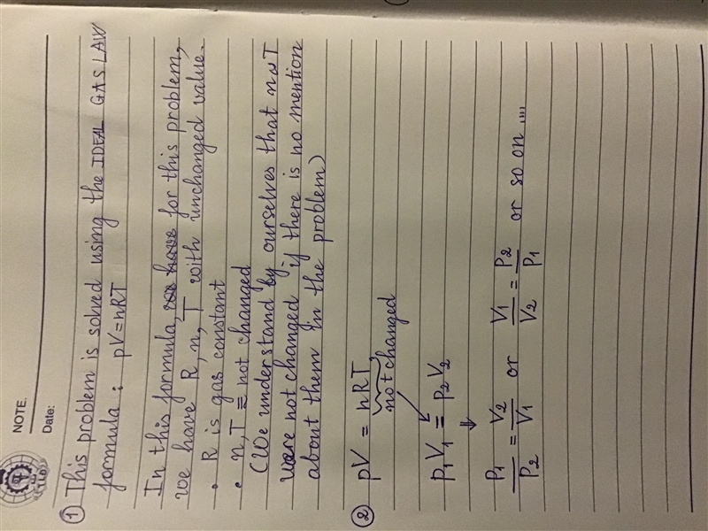 At a pressure of 110.0 kPa, a sample of a gas has a volume of 55.0 liters. What pressure-example-1