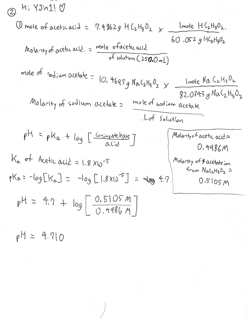 Calculate the pH for the following buffer solutions with steps. 1. 7.4862 grams of-example-2