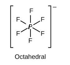 According to VSEPR theory, the molecule PF6- has how many regions of electron density-example-1