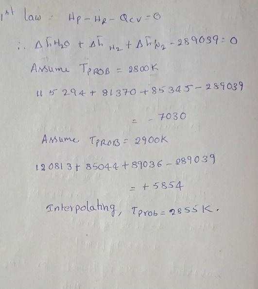 In a test of rocket propellant performance, liquid hydrazine (N2H4) at 100 kPa,25 C-example-2