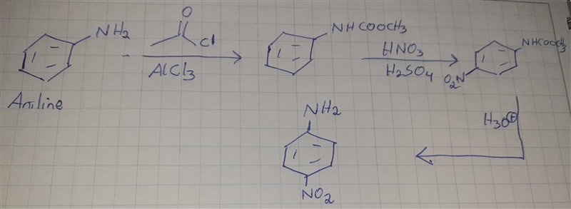 Conceptual Checkpoint 22.20 When aniline is treated with a mixture of nitric acid-example-1