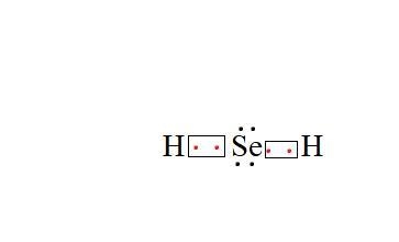 Draw the Lewis structure for the molecule containing two H and one Se atoms. How many-example-1