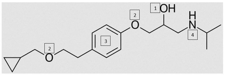 Identify the functional group(s) that appear in betaxolol. This compound is in a class-example-1