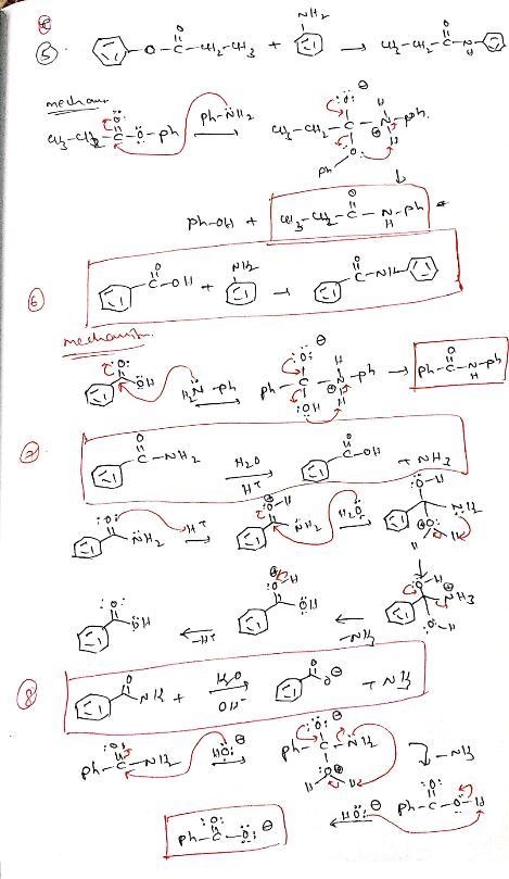 Questions 1. Write the mechanism for the reaction of acetyl chloride with a carboxylic-example-2