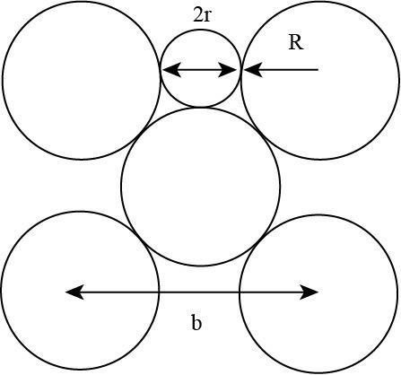 For both FCC and BCC crystal structures, there are two different types of interstitial-example-1