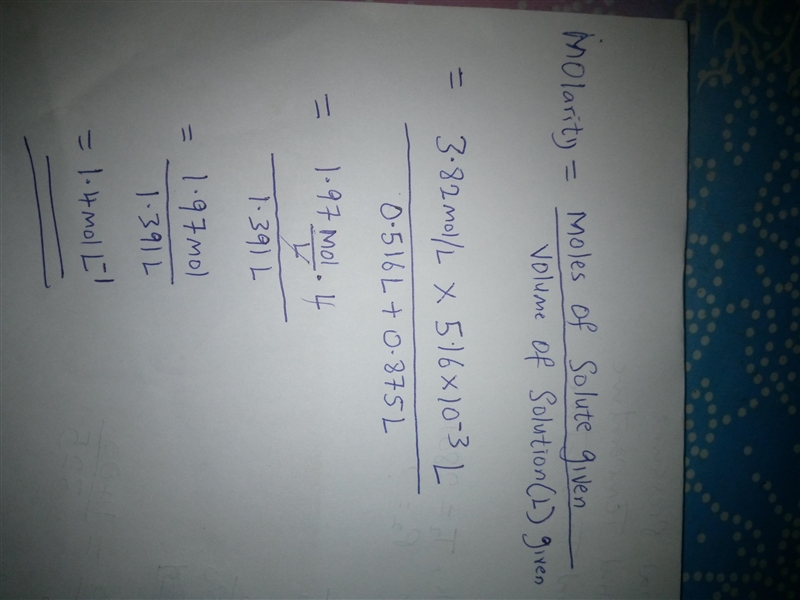 516 mL of a 3.82 M sodium sulfate (Na2S04) solution is diluted with 0.875 L of water-example-1