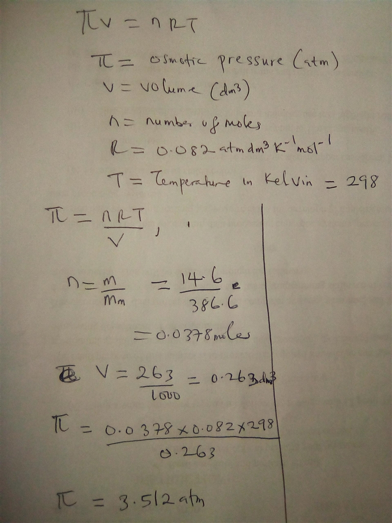 The nonvolatile, nonelectrolyte cholesterol, C27H46O (386.60 g/mol), is soluble in-example-1