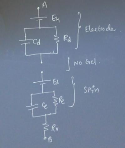 When electrodes are used to record the electrocardiogram, an electrolyte gel is usually-example-2